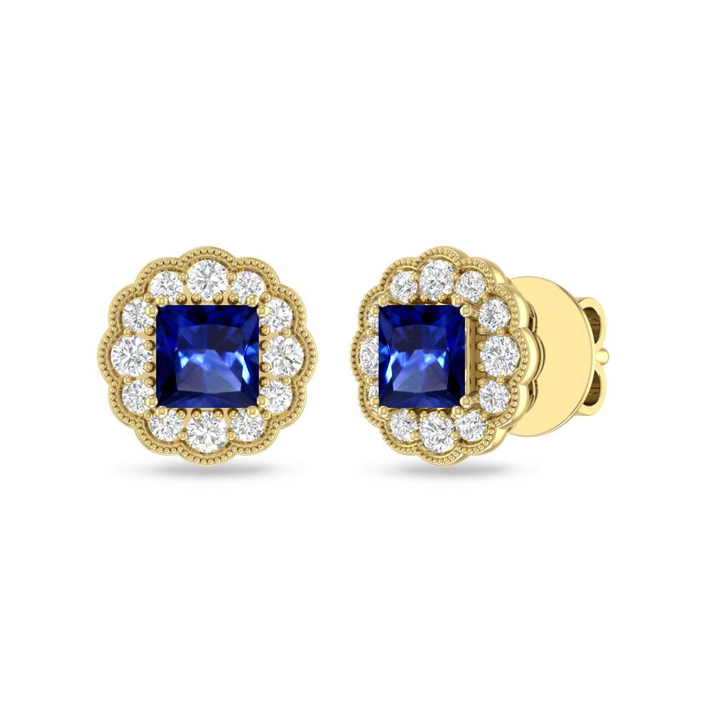 Yellow Gold - Sapphire