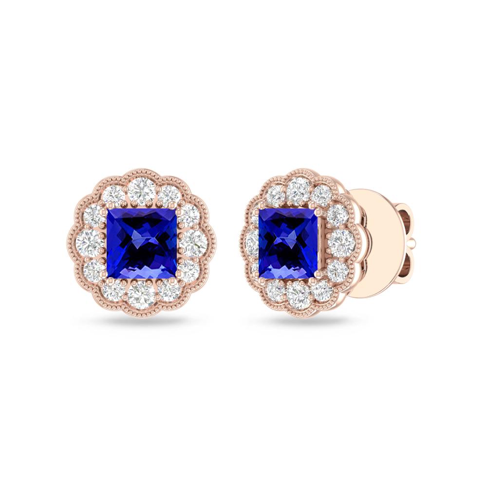 Rose Gold - Tanzanite