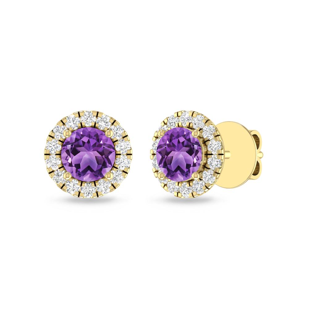 Yellow Gold - Amethyst