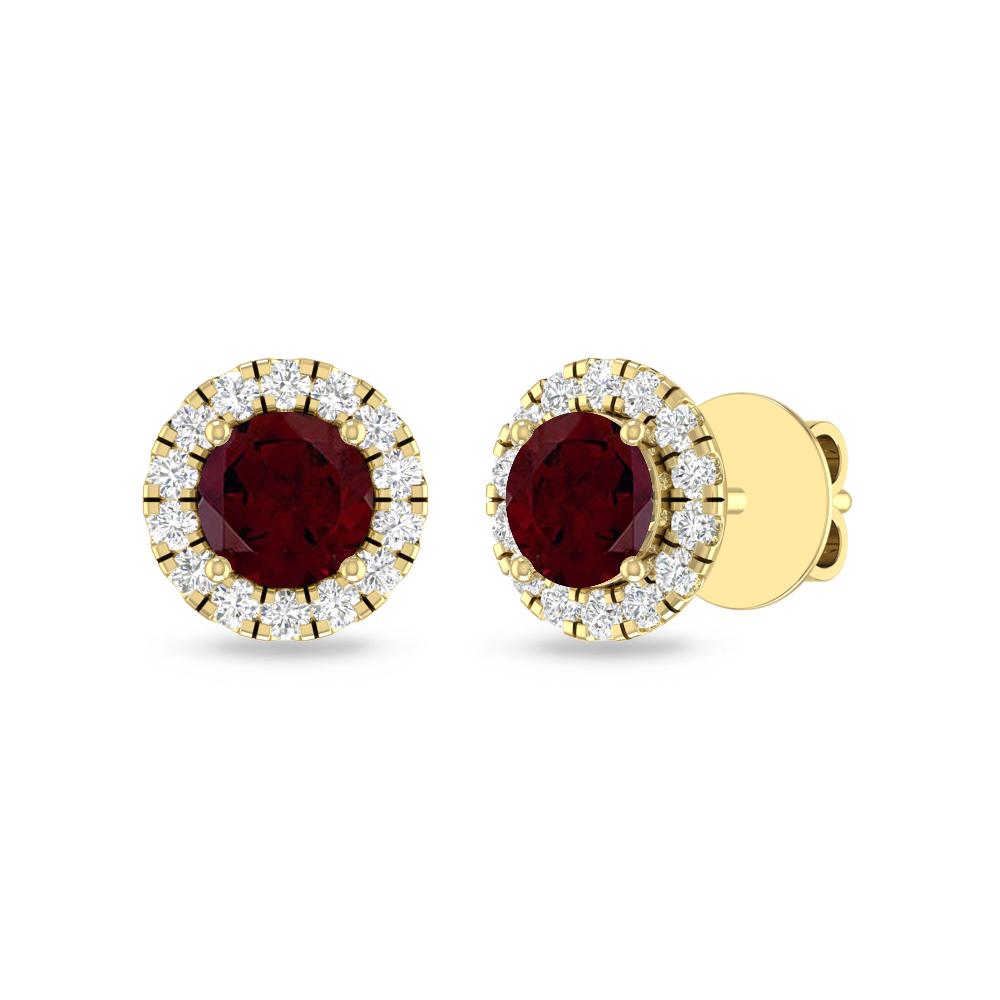 Yellow Gold - Garnet
