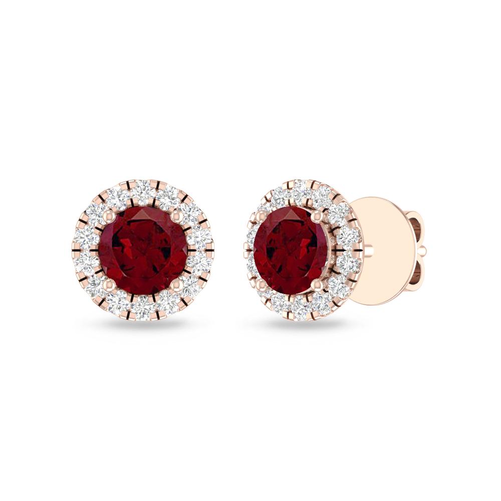 Rose Gold - Garnet