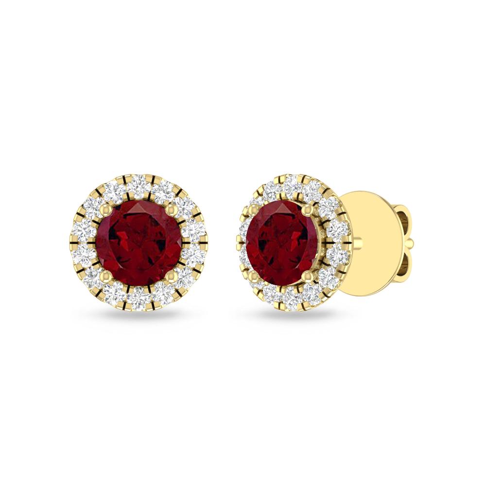 Yellow Gold - Garnet