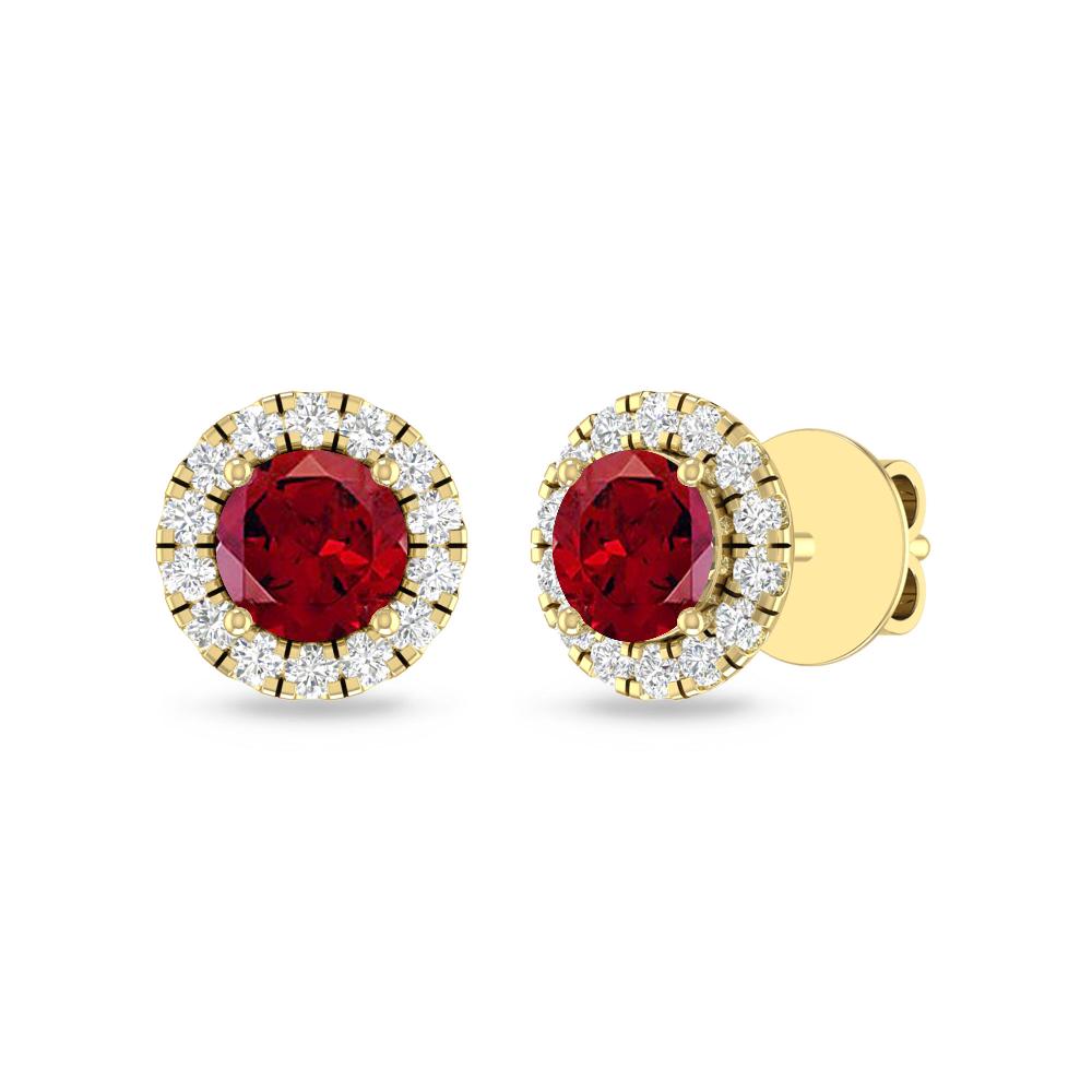Yellow Gold - Garnet