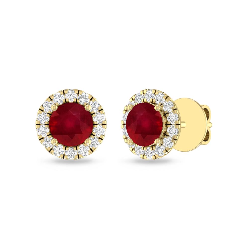 Yellow Gold - Ruby