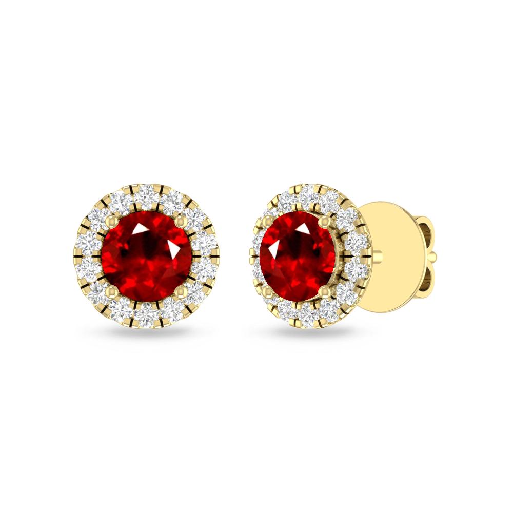 Yellow Gold - Ruby
