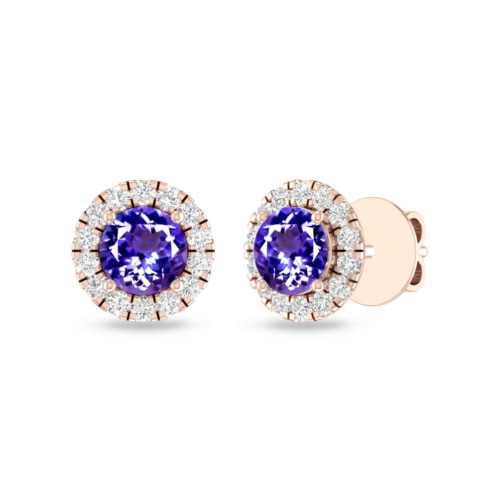 Rose Gold - Tanzanite