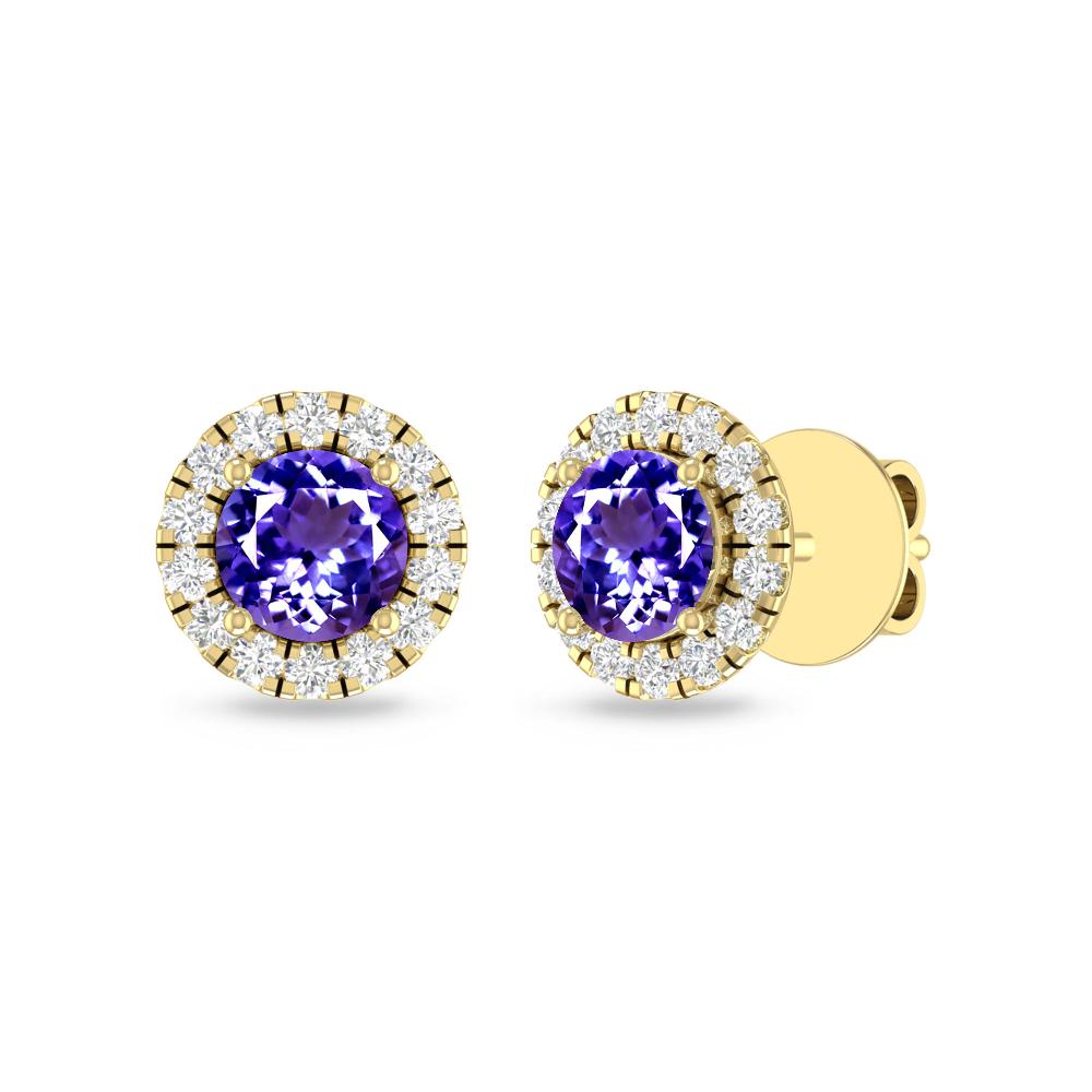 Yellow Gold - Tanzanite