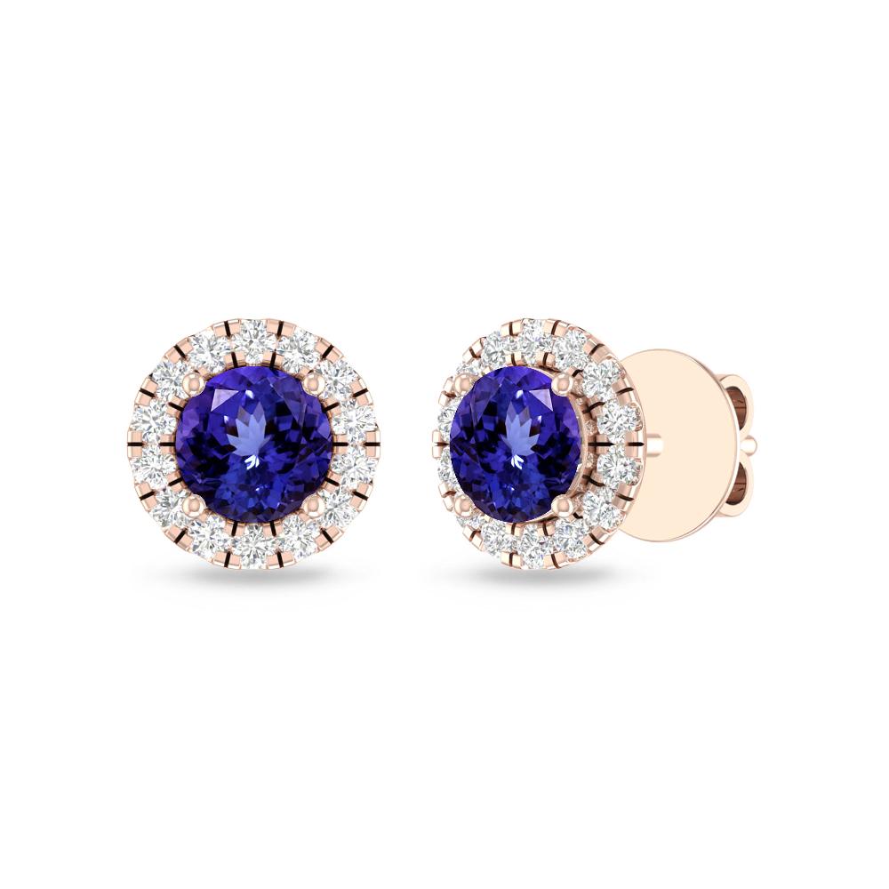 Rose Gold - Tanzanite