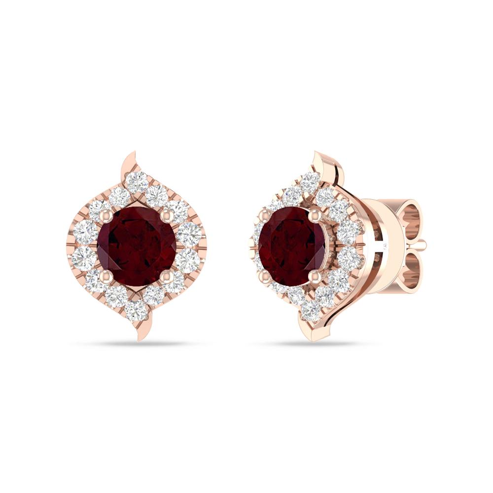 Rose Gold - Garnet