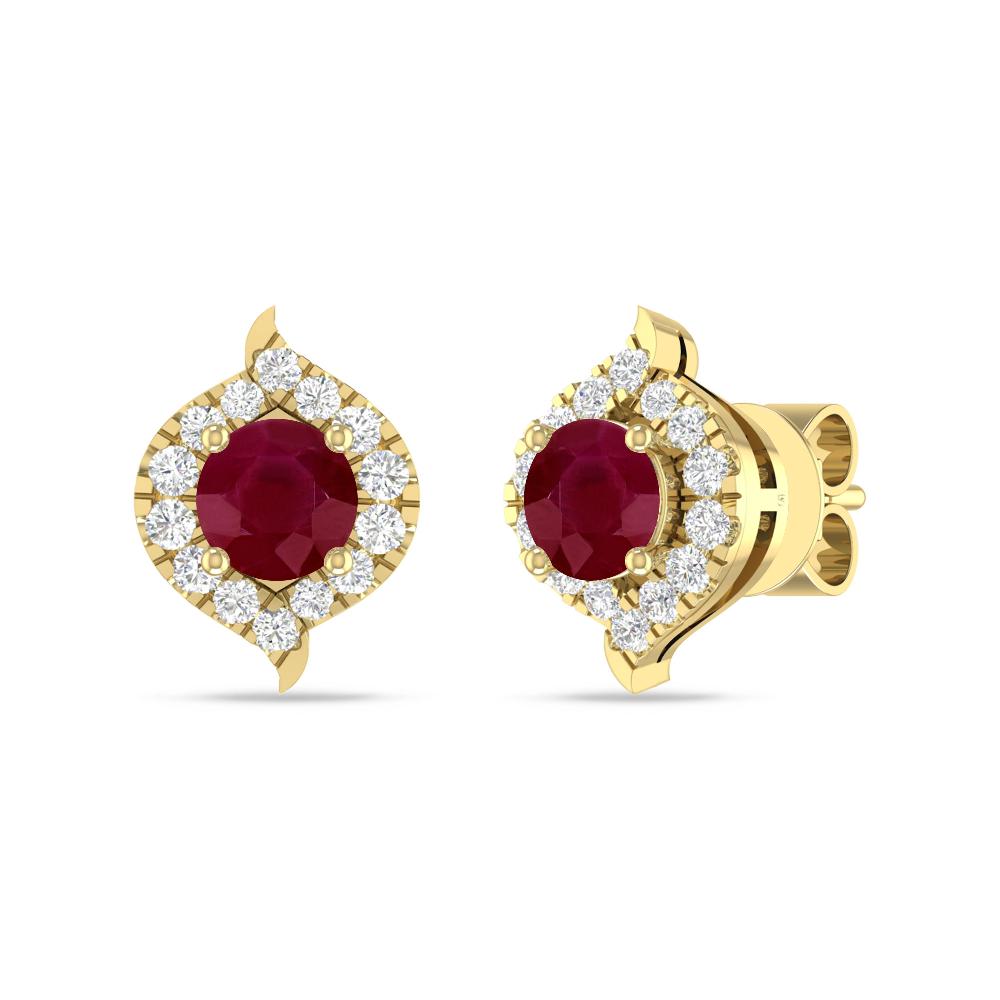 Yellow Gold - Ruby