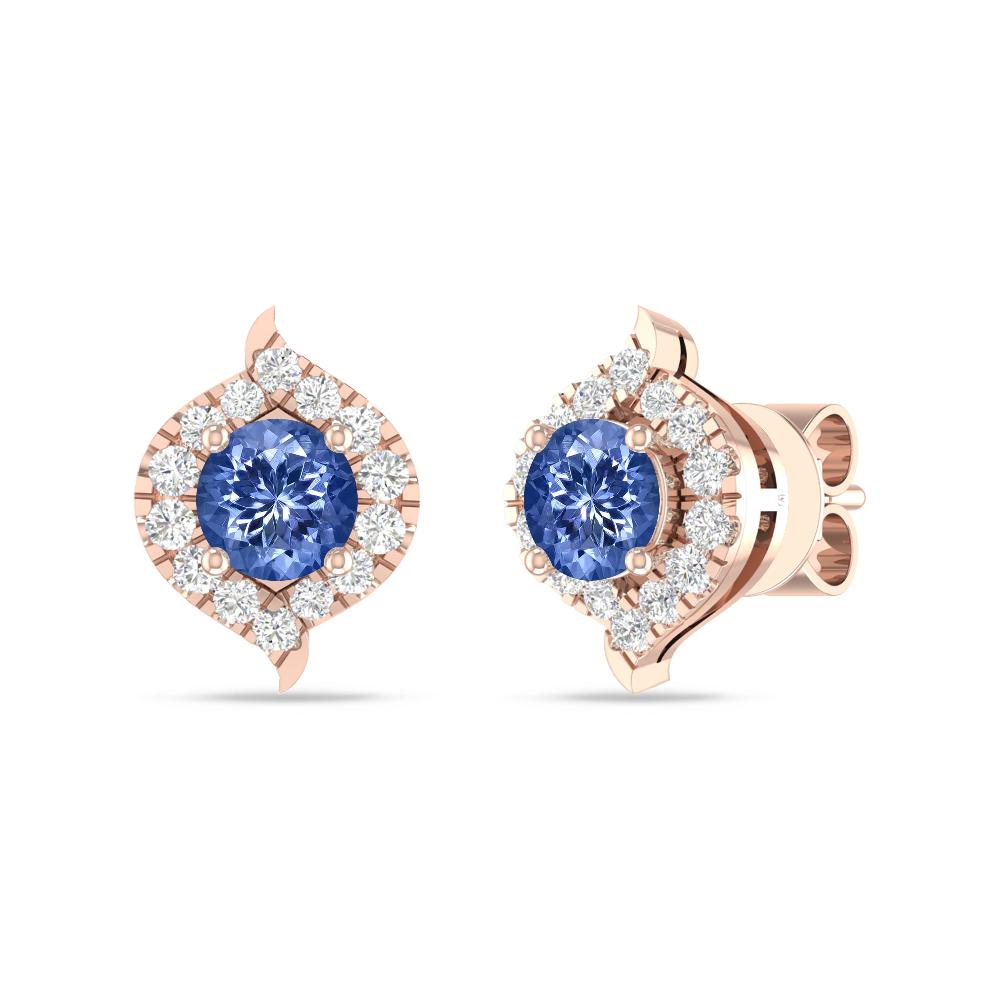 Rose Gold - Tanzanite