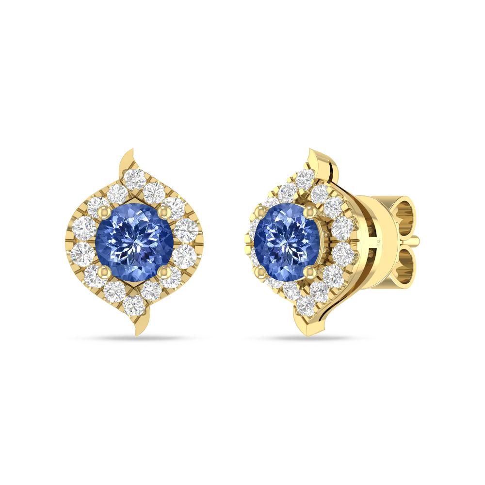 Yellow Gold - Tanzanite
