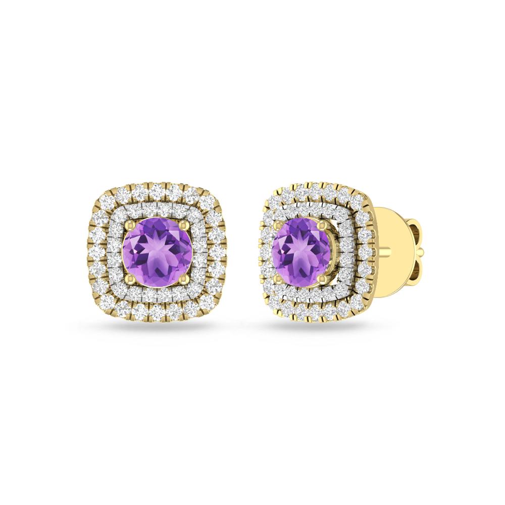 Yellow Gold - Amethyst