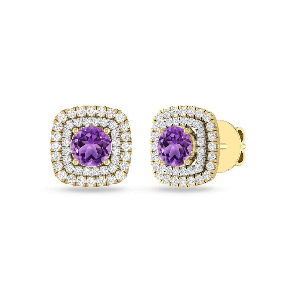 Yellow Gold - Amethyst