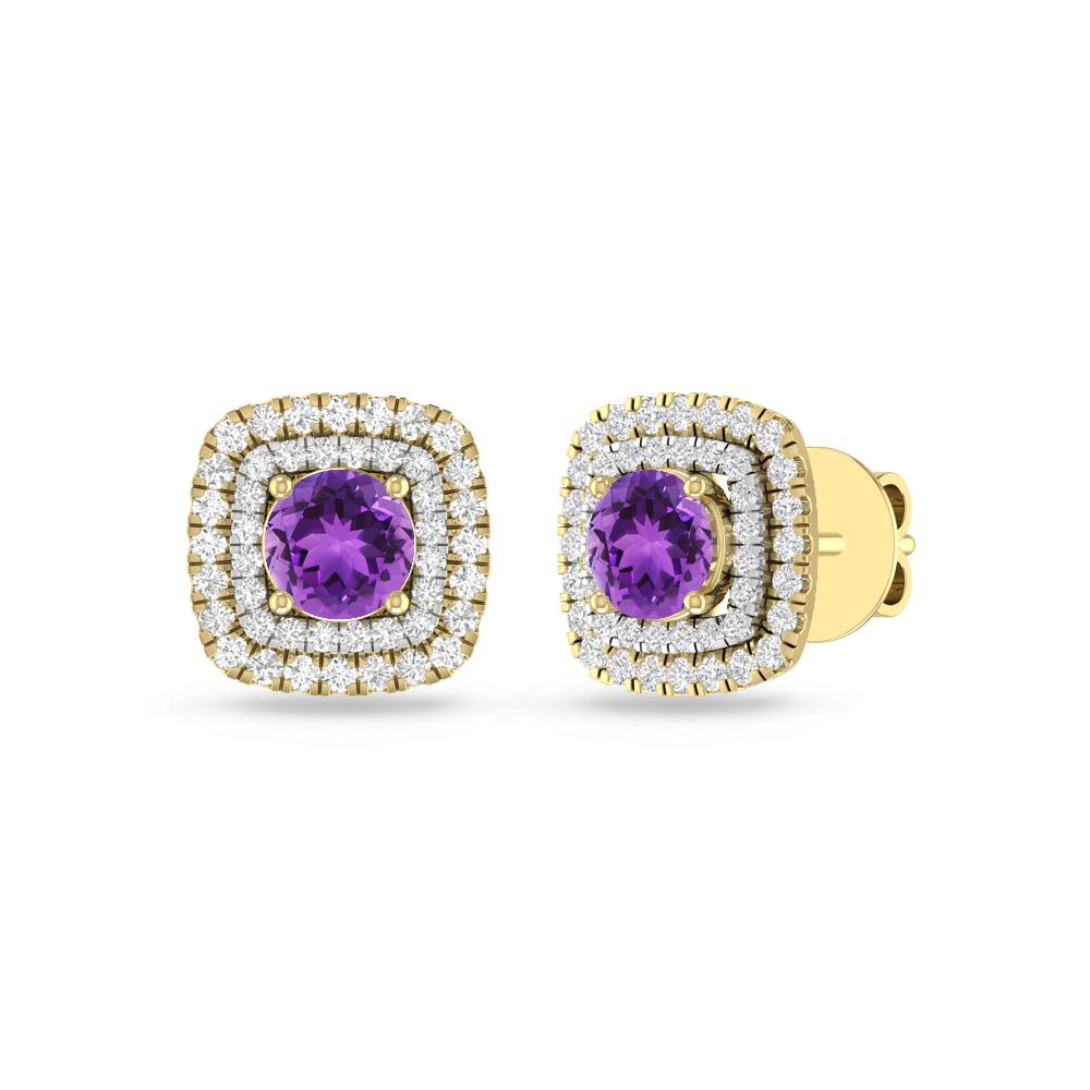 Yellow Gold - Amethyst