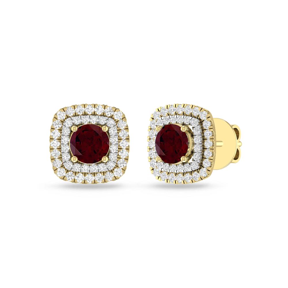 Yellow Gold - Garnet