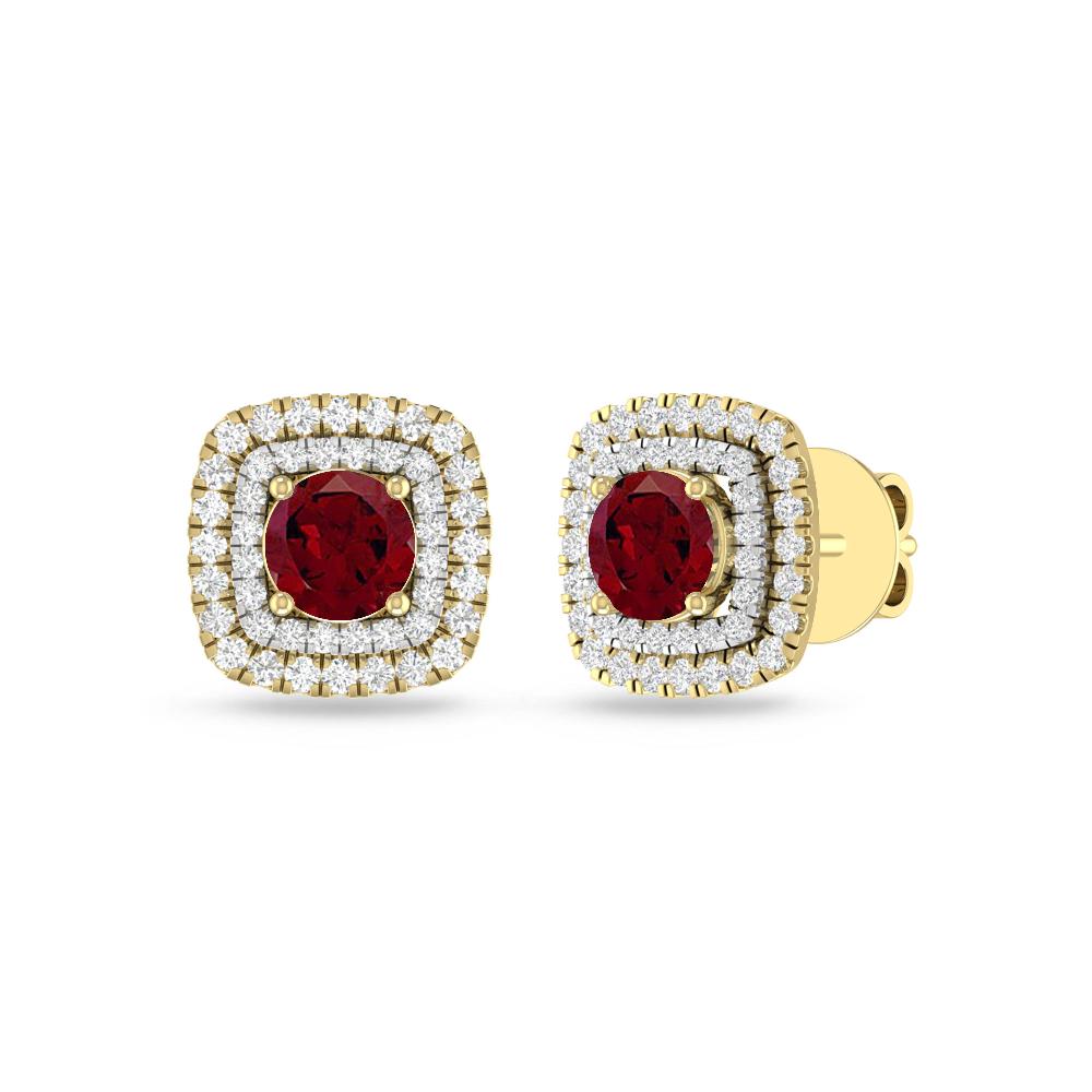 Yellow Gold - Garnet