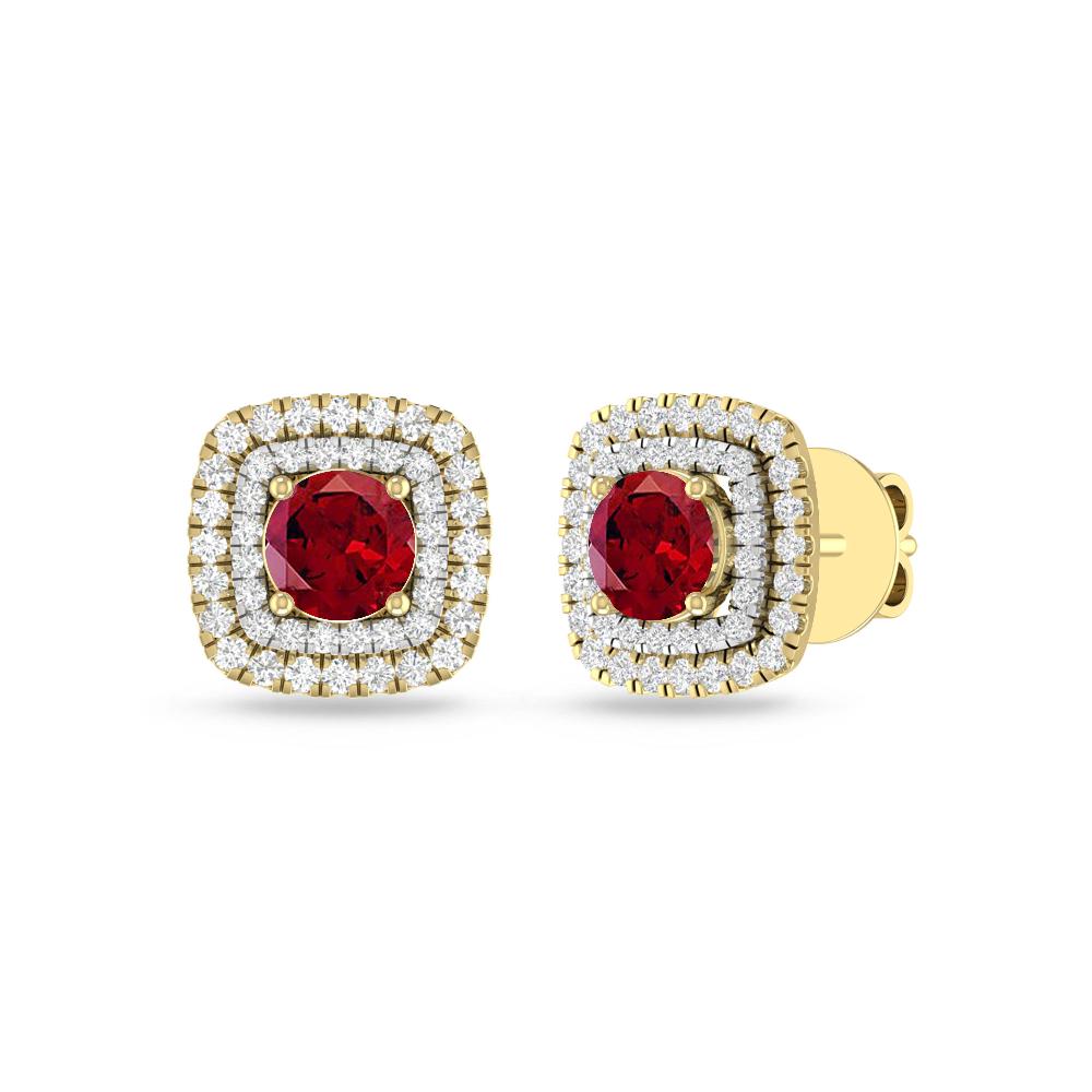 Yellow Gold - Garnet