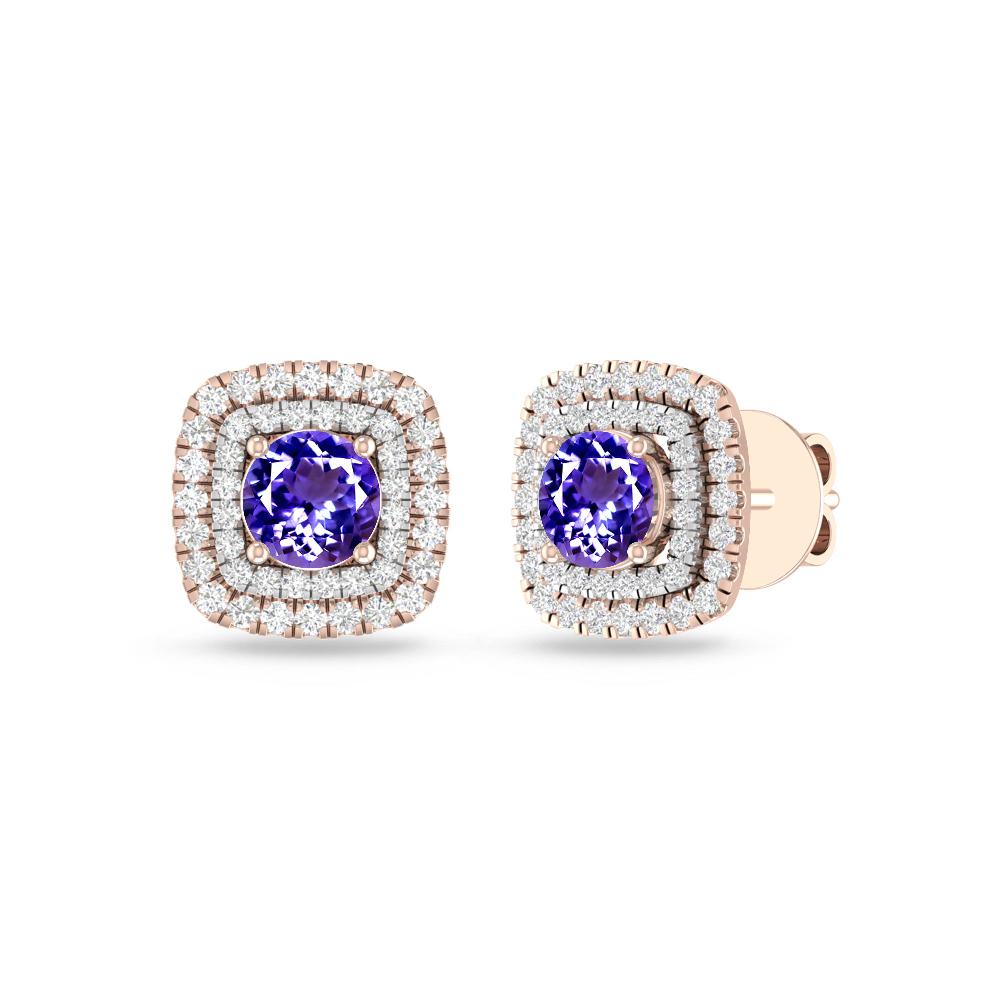 Rose Gold - Tanzanite