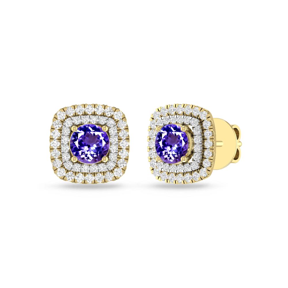 Yellow Gold - Tanzanite