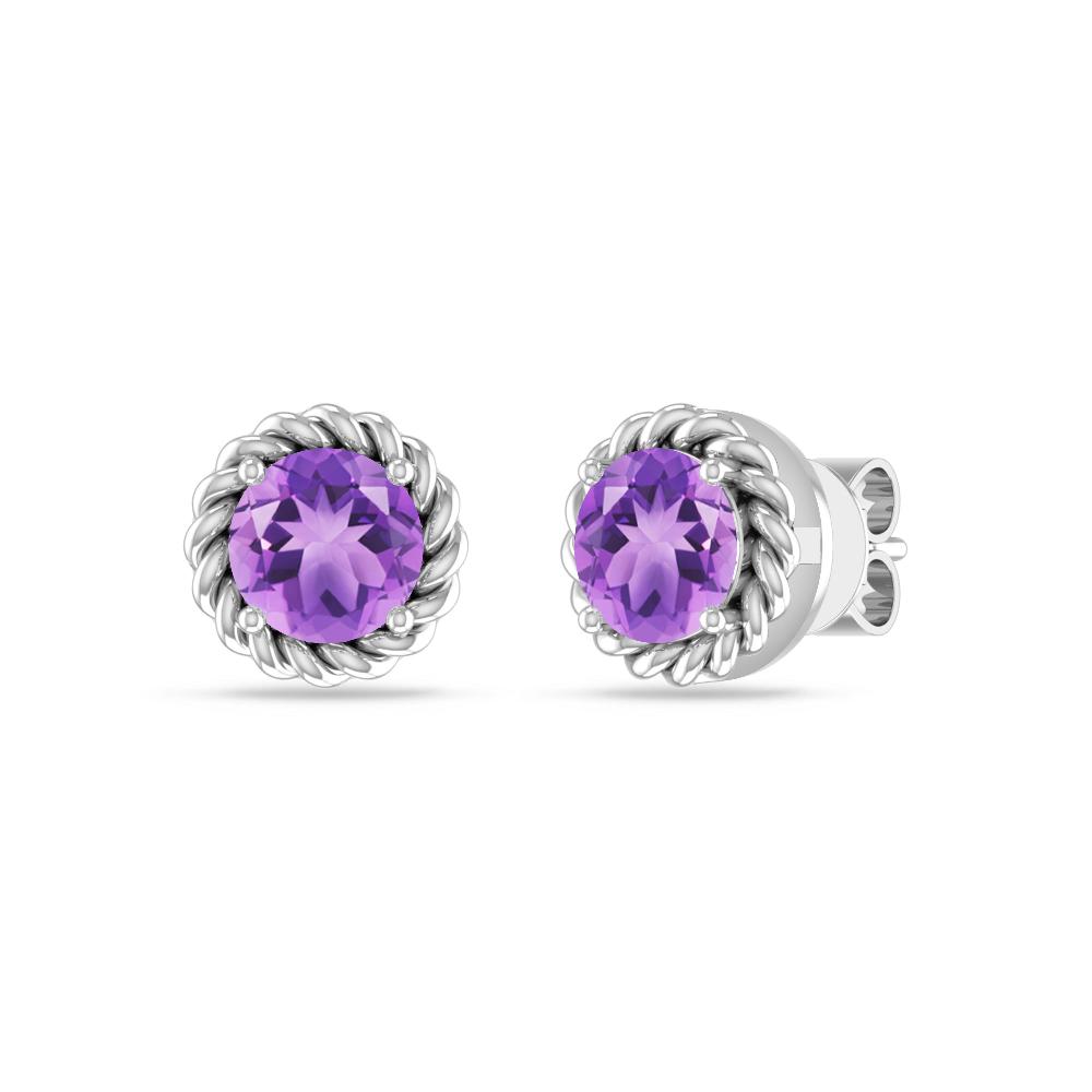 White Gold - Amethyst