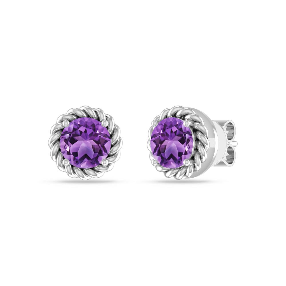 White Gold - Amethyst