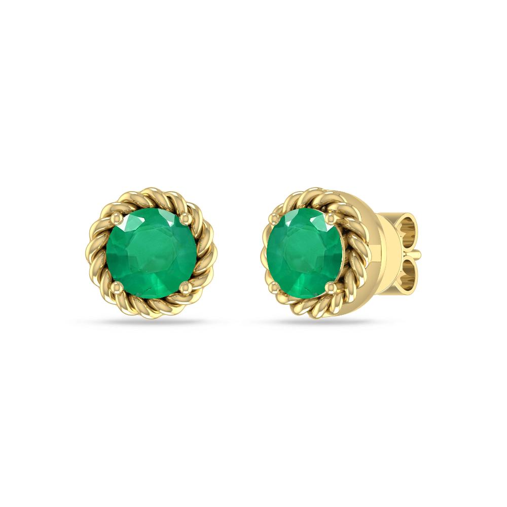 Yellow Gold - Emerald