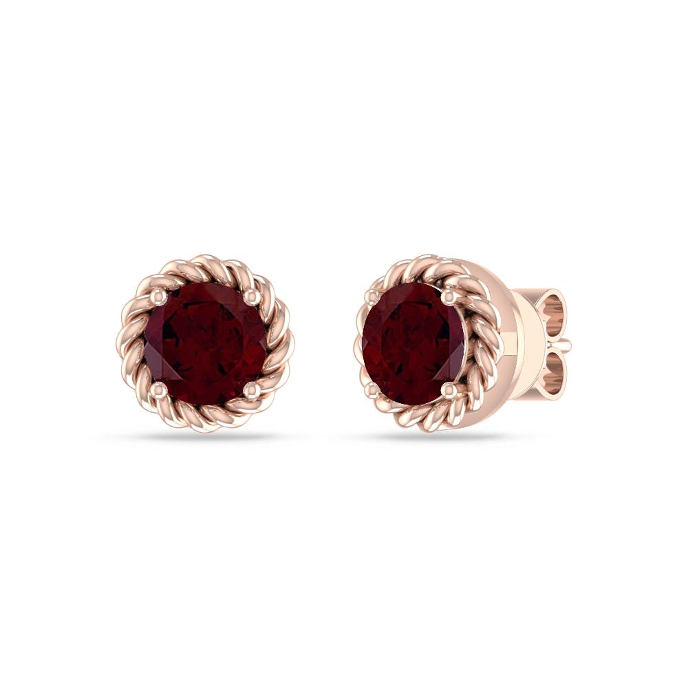 Rose Gold - Garnet