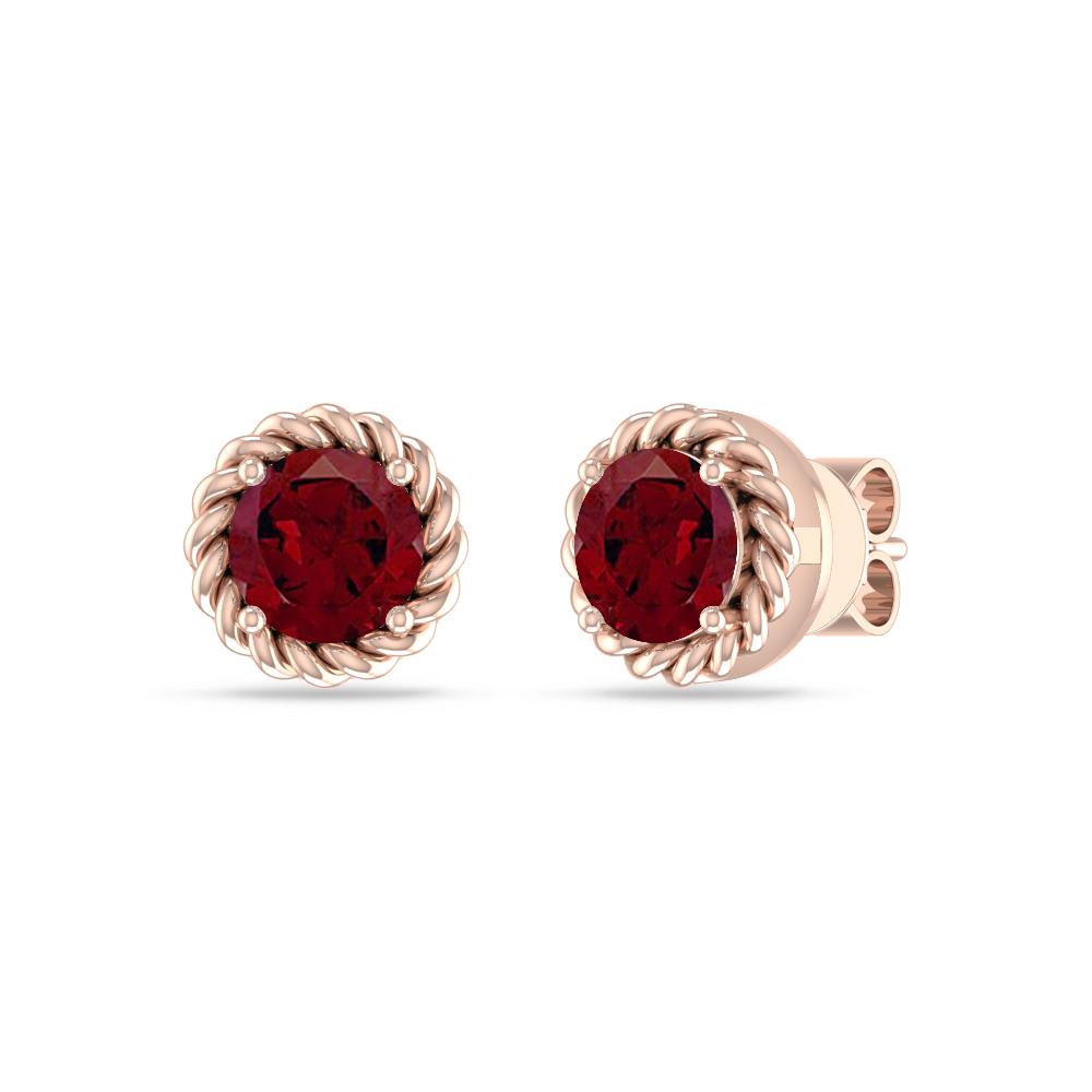 Rose Gold - Garnet