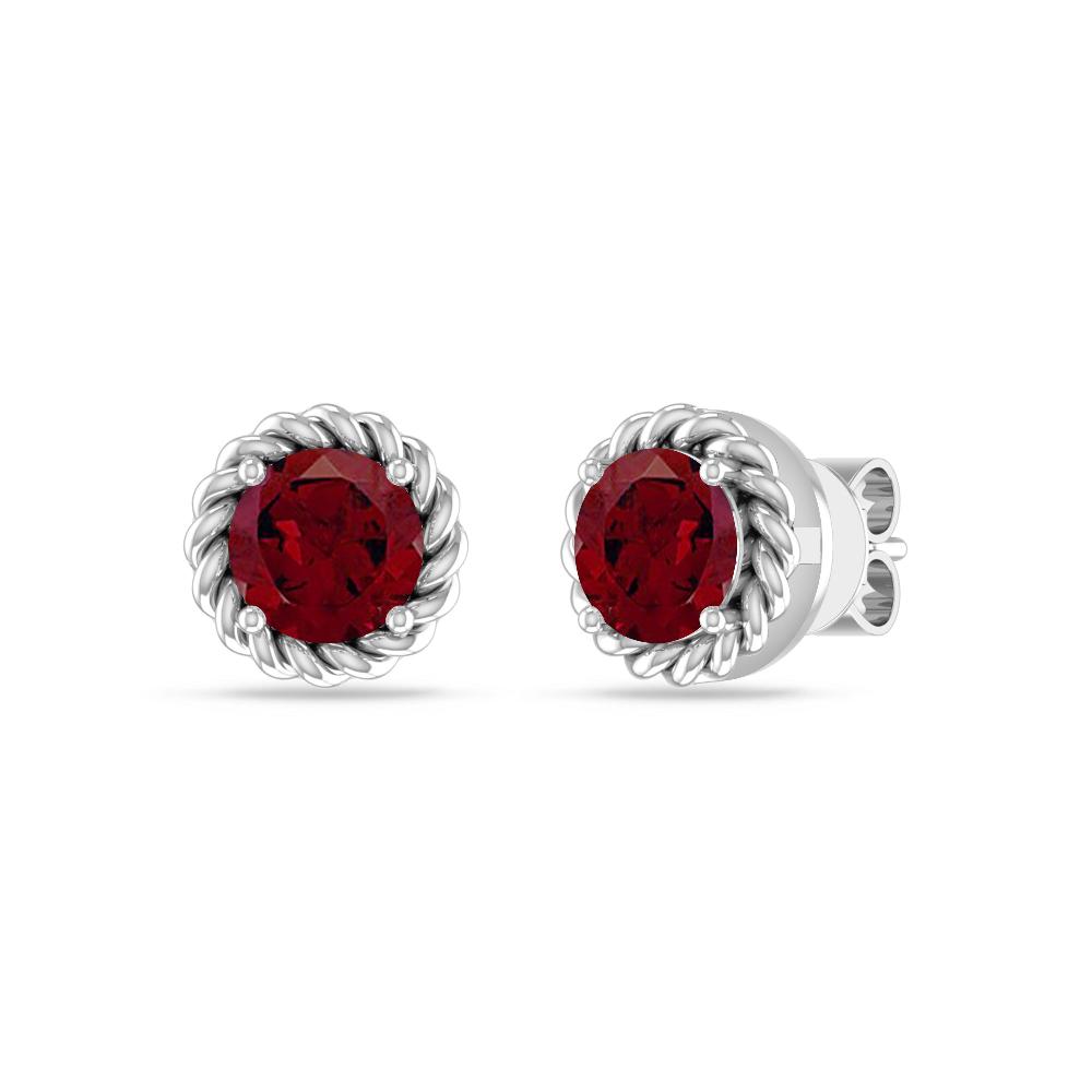White Gold - Garnet