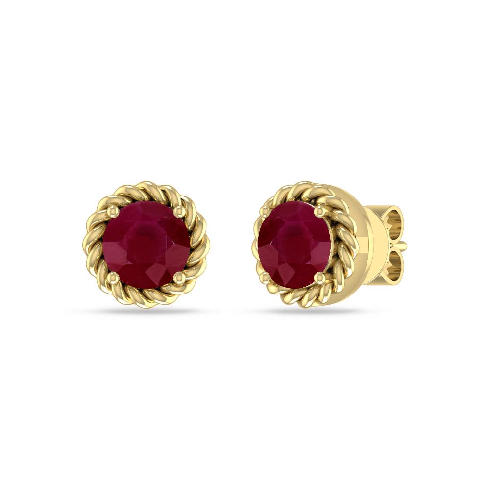 Yellow Gold - Ruby