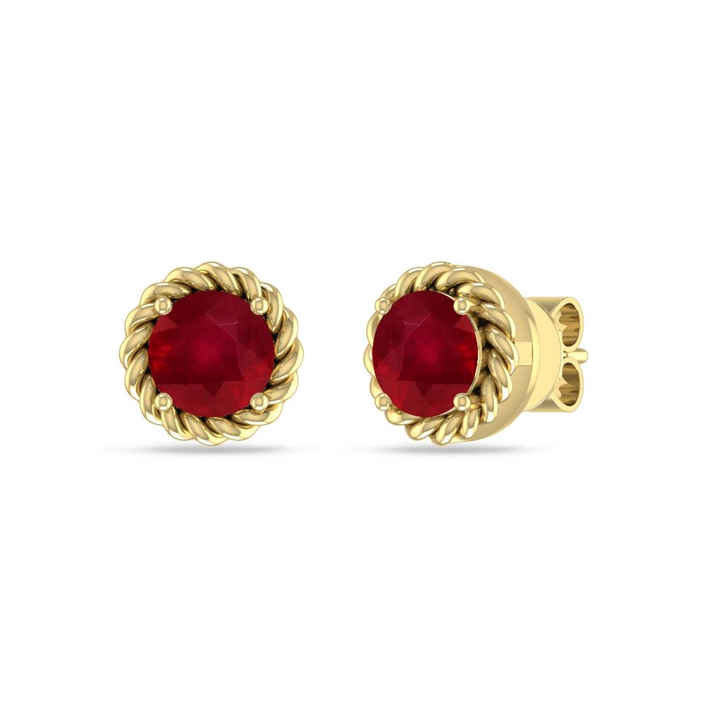 Yellow Gold - Ruby