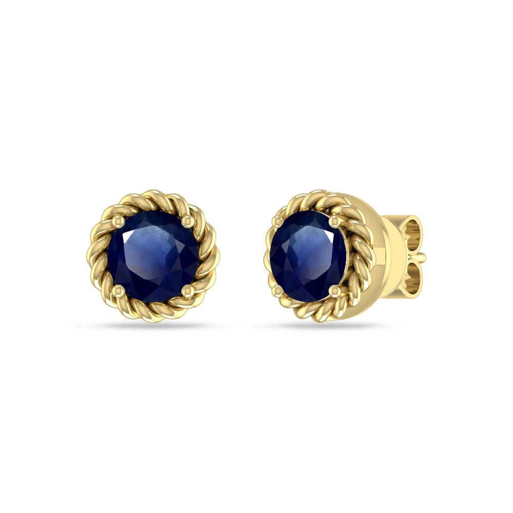 Yellow Gold - Sapphire