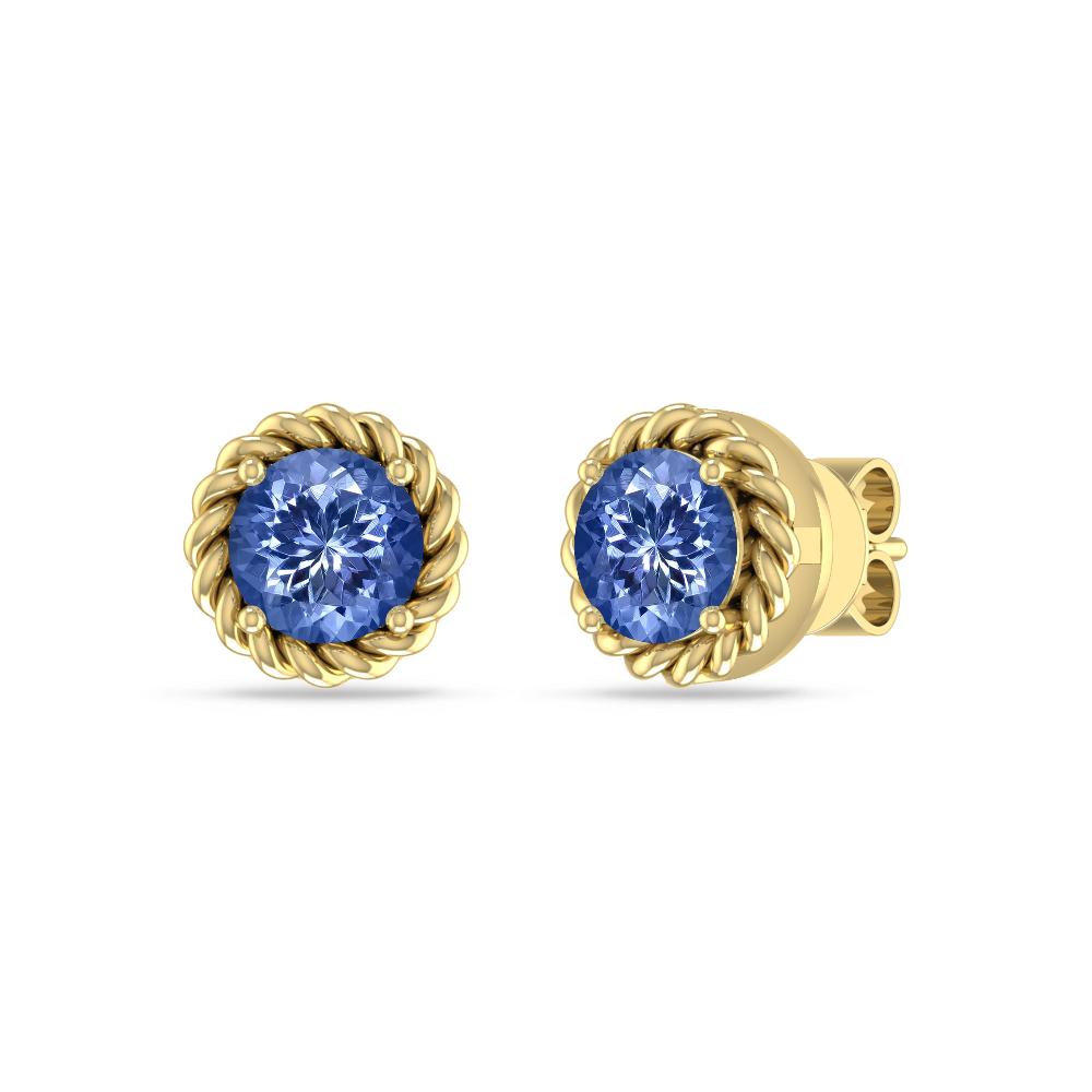Yellow Gold - Tanzanite