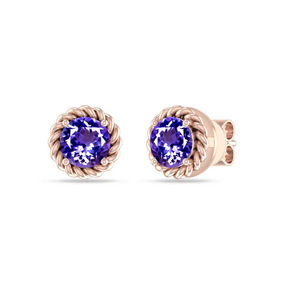 Rose Gold - Tanzanite