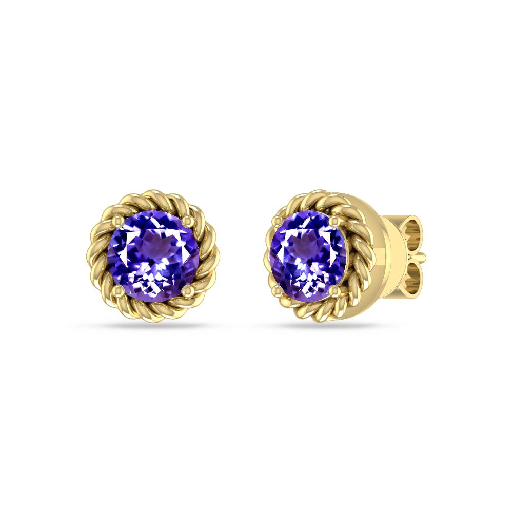 Yellow Gold - Tanzanite