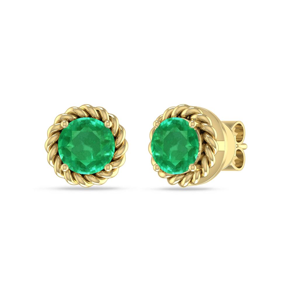 Yellow Gold - Emerald