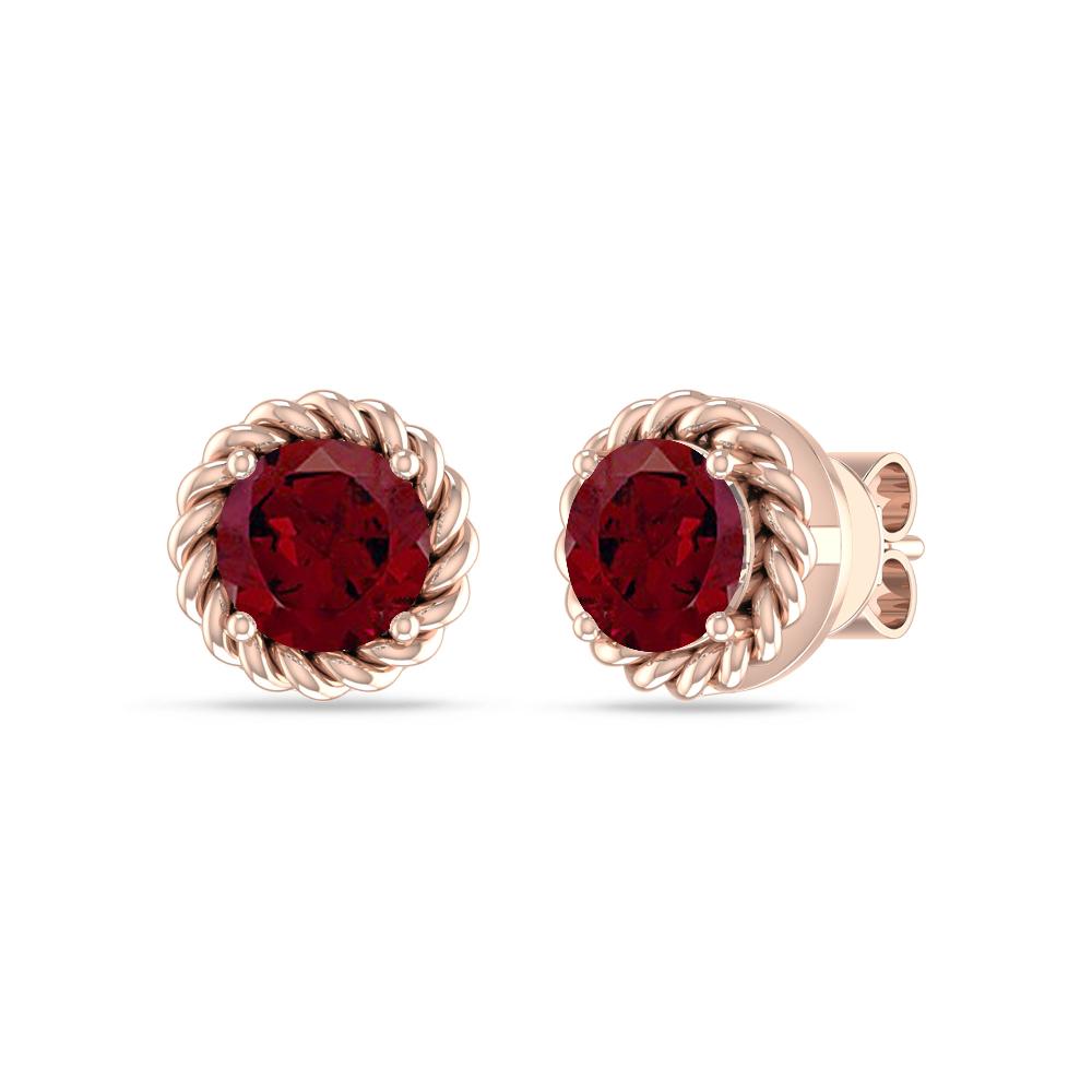 Rose Gold - Garnet