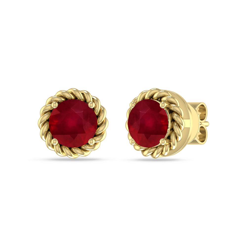 Yellow Gold - Ruby