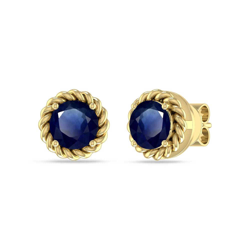 Yellow Gold - Sapphire