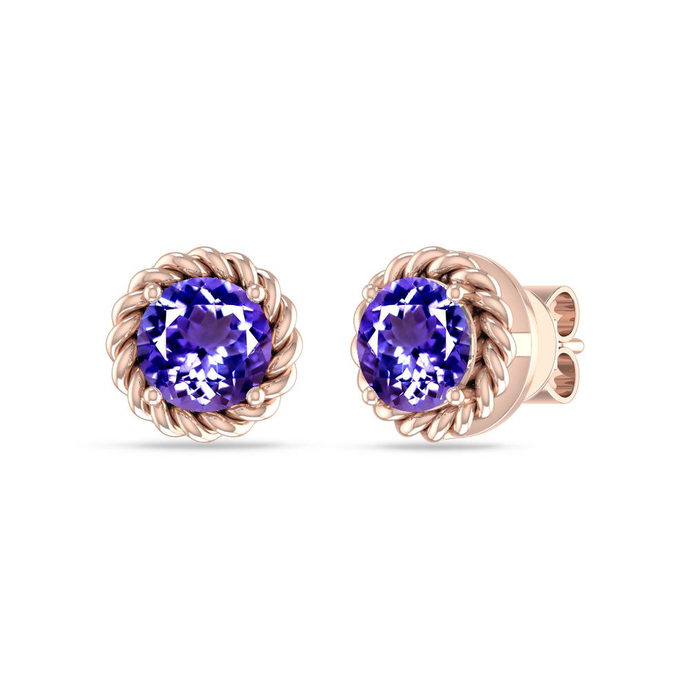 Rose Gold - Tanzanite