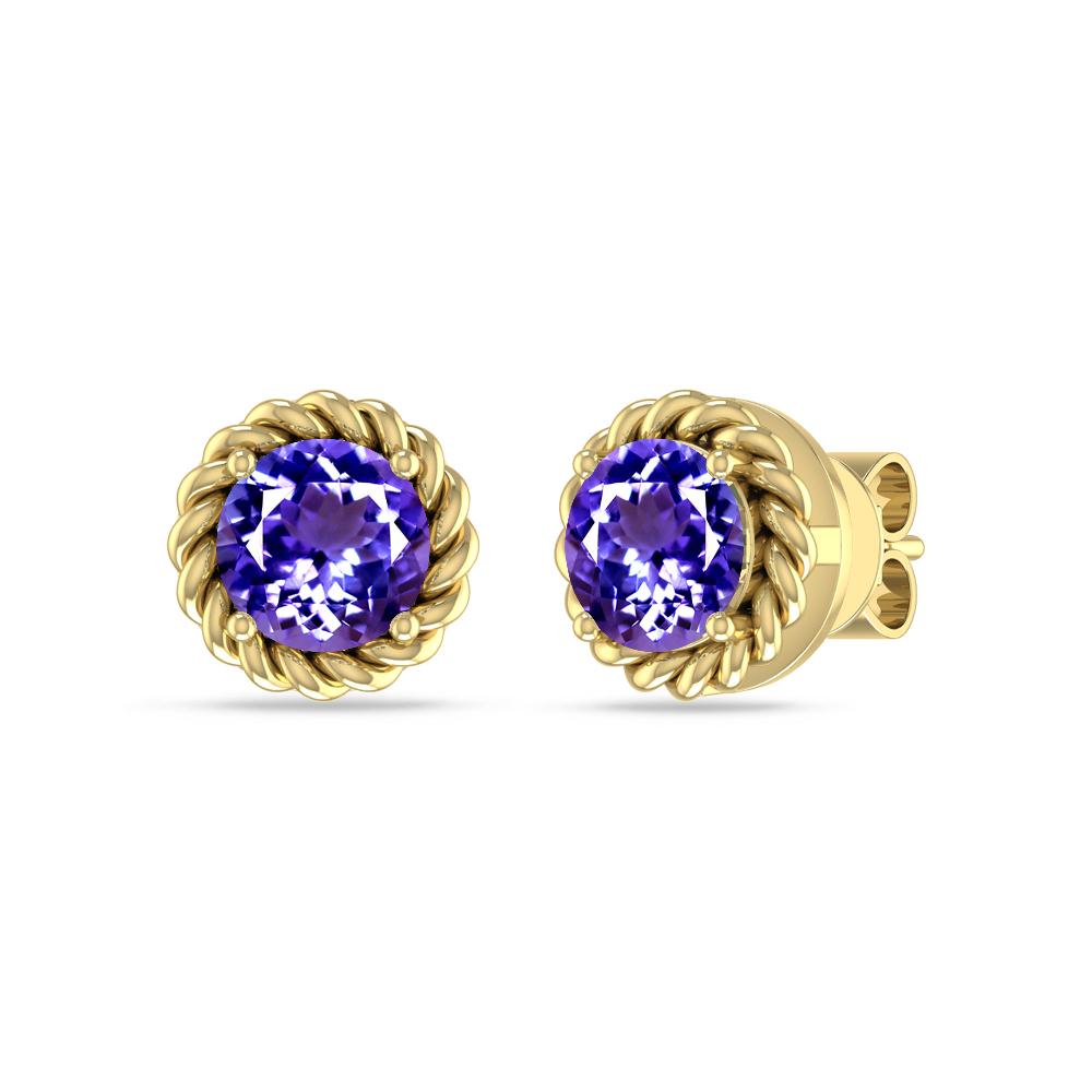 Yellow Gold - Tanzanite