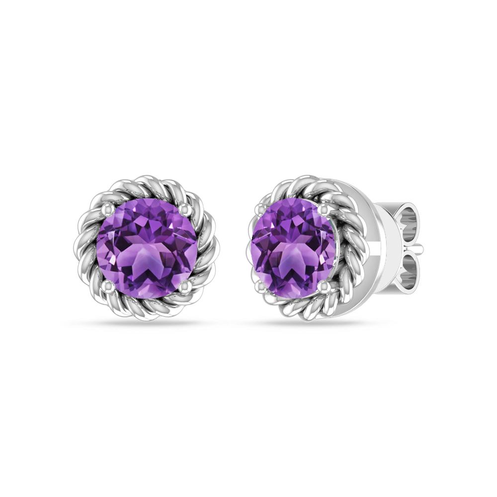 White Gold - Amethyst