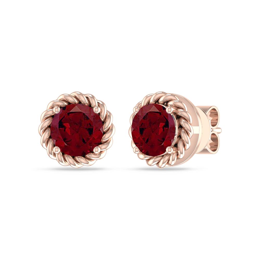 Rose Gold - Garnet