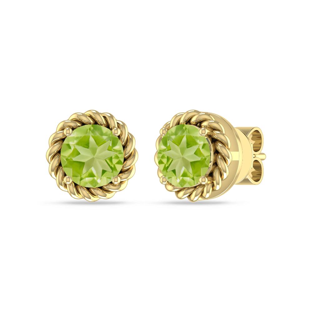 Yellow Gold - Peridot