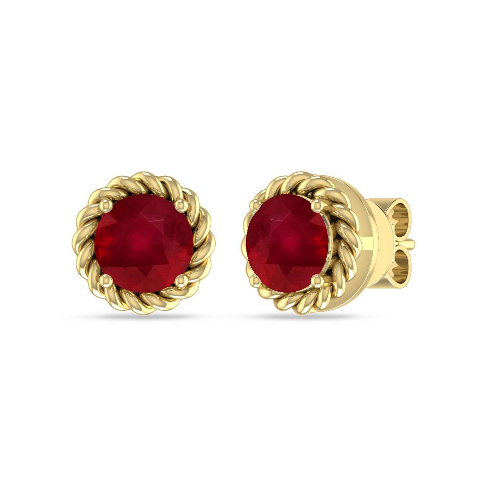 Yellow Gold - Ruby