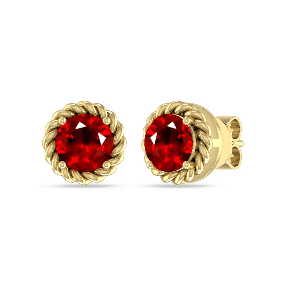 Yellow Gold - Ruby