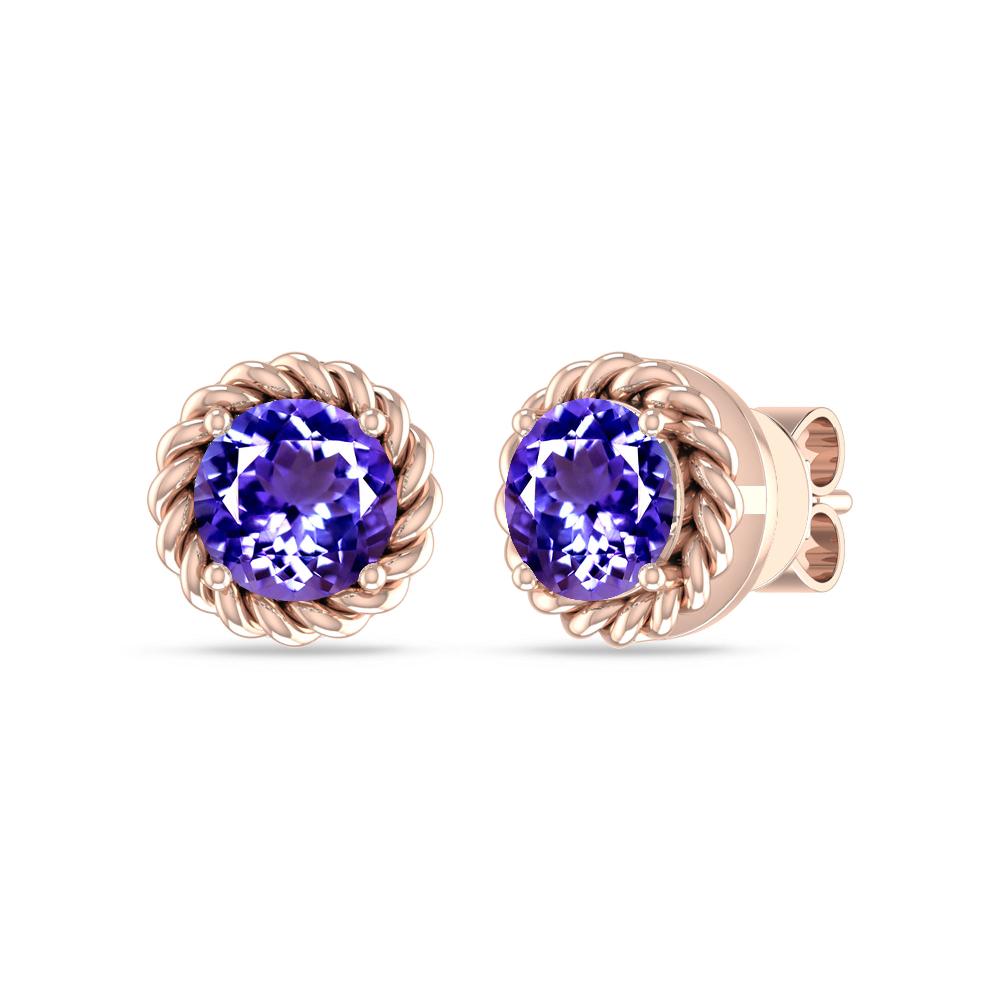 Rose Gold - Tanzanite