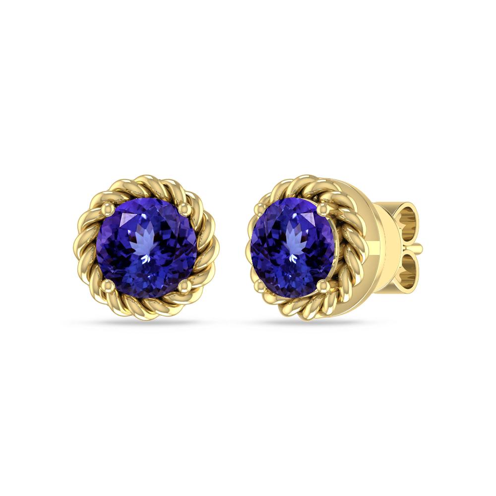 Yellow Gold - Tanzanite