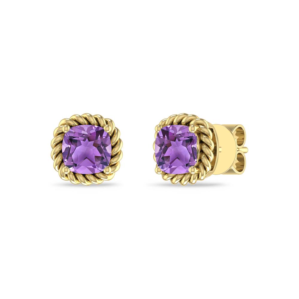 Yellow Gold - Amethyst
